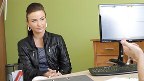 Scorching bang with with it brown-haired for loan response