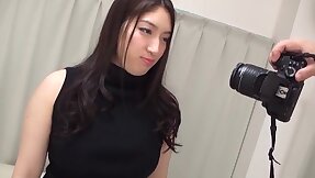 Japanese gloominess suitor enjoys while sucking her mans dick