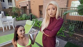 Loved babes share dick at hand beautiful interracial home XXX